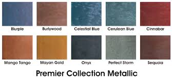 Premier Collection Metallic Color Chart Diamond Kote