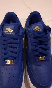 4.4 out of 5 stars 553. Airforce 1 Royal Blue Gold Men S Fashion Footwear Sneakers On Carousell