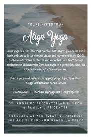 Beach cities yoga in hermosa beach offers a large variety of studio & beach classes. Align Yoga St Andrew S Redondo Beach