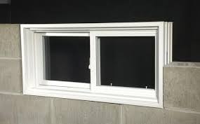 Sliding windows are good basement window option if you're looking for easy everyday use. Northview Perma Buk White Vinyl Basement Block Sliding Windows At Menards