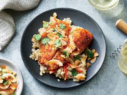 Baked tilapia or flounder is very easy to prepare and can use other fish. Spiced Tilapia With Coconut Rice Recipe Cooking Light