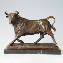 Charging bull (sometimes called the wall street bull or the bowling green bull) is a 3,200 kg (7,000 pound) bronze sculpture by arturo di modica that sits in bowling green park near wall street in new york city. China Bronze Animal Sculpture Commercial Decor Wall Street Bull Bronze Statue China Bull Sculpture And Bronze Bull Statue Price