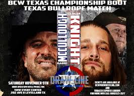 The cage is confirmed BIG WEST WRESTLING Caged at Brooks Titles will be