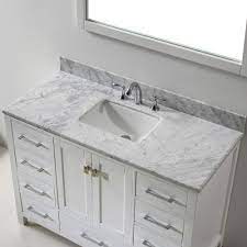 Modern 39 gray floating bathroom vanity faux marble top integral ceramic sink in gold finish. Marble Vanity Tops Bathroom Countertop Bathroom Vanity Tops