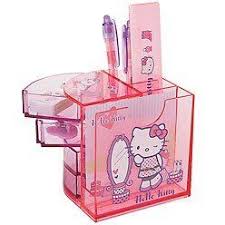 Hello Kitty Office Supplies Amazon Com Hello Kitty Desktop Organizer Office Products Hello Kitty Merchandise Hello Kitty House Hello Kitty Themes