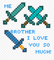 How to make a wooden sword in survival mode? Download Me And Brother Minecraft Minecraft Sword Wooden Png Free Transparent Png Images Pngaaa Com
