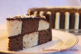 Gateau Damier Chocolat Vanille Invitationsgourmandes Fr Gateau Damier Chocolat Vanille Et Recette Dessert