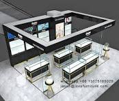 mall watch kiosk design custom watch display showcase