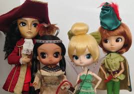 Pullip Peter Pan Collection Taeyang Captain Hook Byul Tiger Lily Dal Tinkerbell And Pullip Peter Pan Beautiful Dolls Dolls Princess Tiger Lily