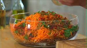 Bbc Food Recipes Fiery Red Rice Salad Recipe Red Rice Salad Red Rice Salad Recipe Rice Salad