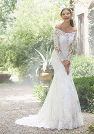 Priscilla Wedding Dress Morilee Fitted Wedding Dress Fit And Flare Wedding Dress Wedding Dress Long Sleeve