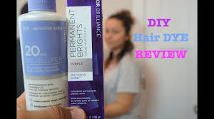 Maybe you would like to learn more about one of these? Hair Dye Diy Time Ion Permanent Brights Purple Review Youtube
