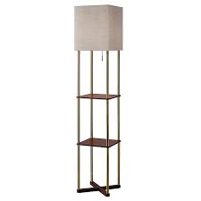 Bed bath and beyond himalayan salt lamps. Adesso Harrison Shelf Floor Lamp Bed Bath Beyond