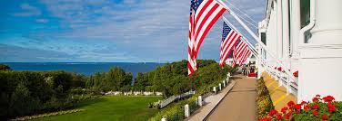 Grand Hotel Mackinac Island Front Porch View Grand Hotel Mackinac Island Best Family Vacations Best Family Vacation Destinations