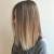 Medium Length Brown Hair With Blonde Tips Straight