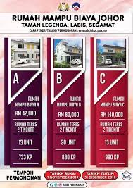Erumah johor adalah sebuah portal yang menawarkan program rumah mampu milik johor atau rumah mampu biaya johor sebagai salah satu inisiatif kerajaan negeri johor khas untuk membantu golongan berpendapatan sederhana dan rendah agar dapat memiliki rumah sendiri. Segamat Johor Rumah Mampu Biaya Johor Info Channel Facebook