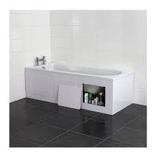 A range of bath panels in white and wood including storage bath panels and end bath panels and unfold n fit bath panels. Croydex Height Adjustable 50 57 5 Cm Storage Bath Panel 169 Cm Gloss White Buy Online In Bahamas At Bahamas Desertcart Com Productid 74331664