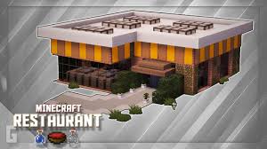 #minecraft #gregbuildshey guys i will list the timestamps of each step, that way it is easy to resume the build if you take a break. Minecraft How To Build A Restaurant Youtube