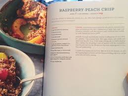 Raspberry Peach Crisp From How Not To Die Cookbook Family Desserts Cookbook Recipes Vegetarian Dishes