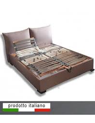 Per essere meno invasivo e allo stesso tempo leggero e più moderno, (letto con piedini alti) Letto Contenitore E Rete Motorizzata Elettrica Doghe Matrimoniale