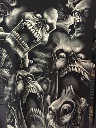 Image Result For Demon Skull Drawings Skulls Drawing Drawings Demon Use it to draw sketches of your pencil drawing of a skull. image result for demon skull drawings