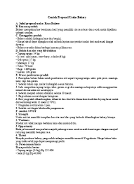 Contoh proposal usaha dan bisnis lengkap, mulai usaha kuliner, pizza, cafe, kerajinan, warung kopi, restoran, bisnis online hingga proposal bisnis produk : Contoh Proposal Usaha Lengkap