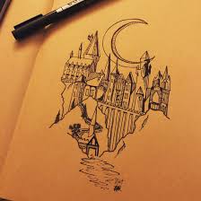 Select from 32082 printable crafts of cartoons, nature, animals, bible and many more. Hogwarts Castle Outline Harry Potter Hogwarts Castle Drawing Harry Potter Drawings Hogwarts Castle Drawing