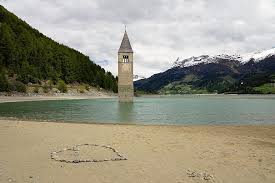 Online service planet of hotels offers to book accommodations in curon venosta. Reschensee Curon Venosta Resia Lake St Valentin Auf Der Haide Kaschon Adige River Lake Nature Enjoy Italy Pikist