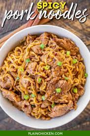 View top rated leftover pork tenderloin recipes with ratings and reviews. Spicy Pork Noodles Plain Chicken