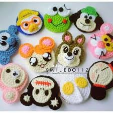 Crochet Patterns Cartoon Appl Tig Isleri Crochet Disney Orgu
