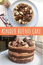 Kinder Bueno Cake Maverick Baking Recipe Kinder Bueno Cake Bueno Cake Baking