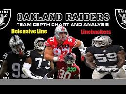 oakland raiders depth chart review de dt lb pre nfl draft 2019