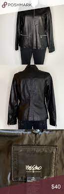 Mossimo Genuine Black Leather Jacket Leather Jacket Black Leather Jacket Genuine Leather Jackets
