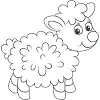 Searching for a coloring page? Sheep Coloring Pages Surfnetkids