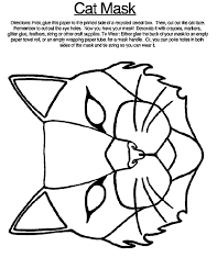 There are tons of great resources for free printable color pages online. Cat Mask Coloring Page Crayola Com