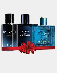 Christian Dior Sauvage Eau De Parfum + Bleu De Chanel + Versace Eros -  Perfume Outlet