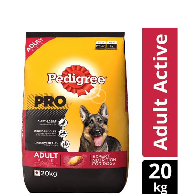 Pedigree Pro Active Adult Large Breed. 3kg/10kg/20kg product image
