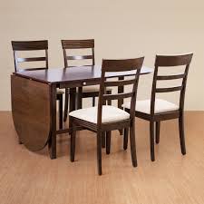 The dining table is the meeting point for the whole family. Butterfly 5 Pc 6 Seater Extendable Dining Table Set Brown Solid Wood