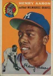 Maybe you would like to learn more about one of these? Hank Aaron Rookie Card 1954 Topps 128 Market Value Rarity