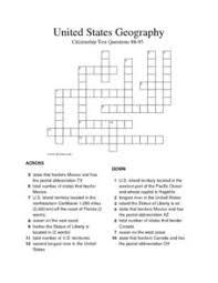 Play the free online crossword puzzle from the atlantic, created by puzzle constructor, caleb madison. United States Geography Lesson Plans Worksheets Lesson Planet