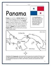 Panama, officially the republic of panama (spanish: Pin On Central America Geography Worksheets