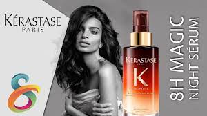 The hair looks much more vital and shiny. Kerastase 8h Magic Night Serum Youtube