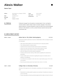 Tutor Resume Template In 2020 Teacher Resume Examples Teacher Resume Resume Examples