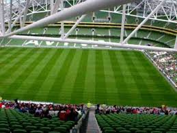 aviva stadium dublin view from top row of east stand