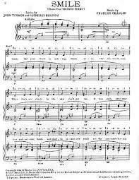 Smile Lyrics Smile Charlie Chaplin Smile Lyrics Charlie Chaplin