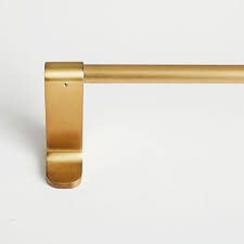 Thin metal rings coordinate with west elm's double rod (sold separately). Contour Metal Rod Antique Brass In 2021 Metal Curtain Rod Curtain Rods Metal Curtain