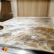 Specializing in epoxy, metallics, granite chips, stain, and polishing systems! A Rustic Stone Marble Flooring Looks Beautiful Against The Light Pale Colour Theme Of This Guest Bathroom Coffee And Rustic Stone Marble Flooring Epoxy Floor