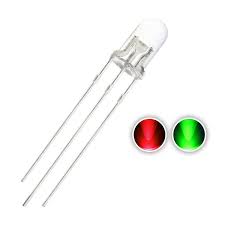 chanzon 100pcs 5mm led light emitting diode lamp red and green bi color common anode 3pins round clear lens light emitting diode green led indicator lights
