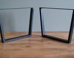2x Metal Table Legs Industrial Design Table Base Legs Trapreze Style Shaped Table Steel Legs Custom Table Legs Trab8040 In 2020 Metal Table Legs Custom Table Legs Table Legs