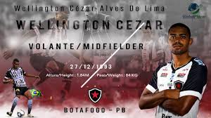 Botafogo pb is playing next match on 2 jun 2021 against campinense clube in campeonato paraibano, playoffs.when the match starts, you will be able to follow botafogo pb v campinense clube live score, standings, minute by minute updated live results and match statistics. Wellington Cezar Volante Midfielder Botafogo Pb 2020 Youtube